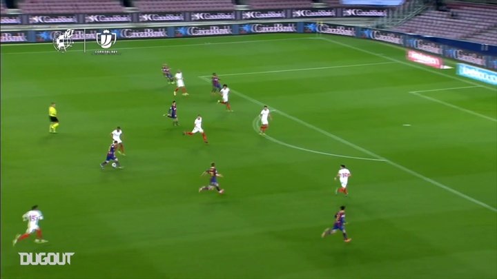 VIDEO: Barcelona beat Sevilla and reach Copa del Rey final