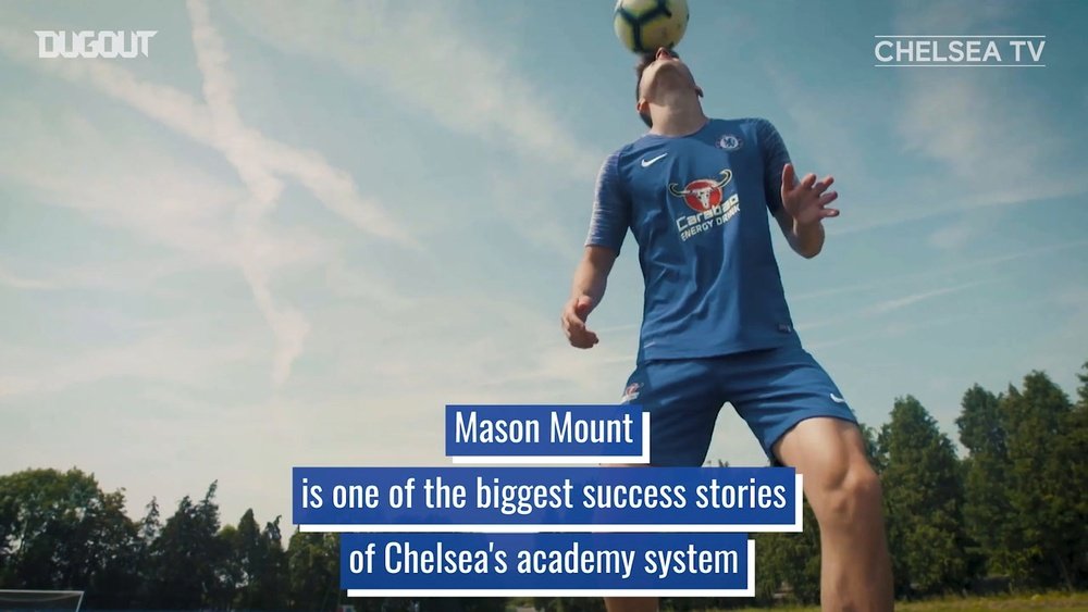 Mason Mount's rise through Chelsea's ranks. DUGOUT