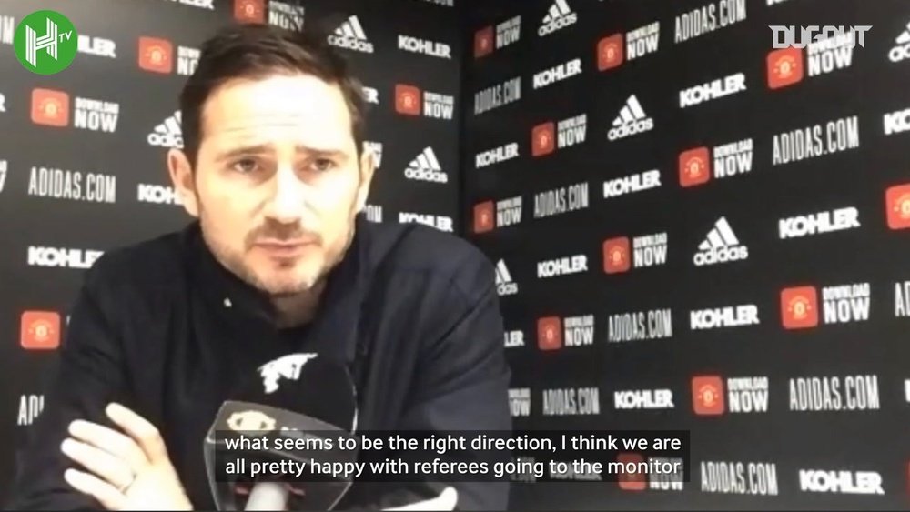 Lampard: 'Referees must go to the VAR monitors'. DUGOUT