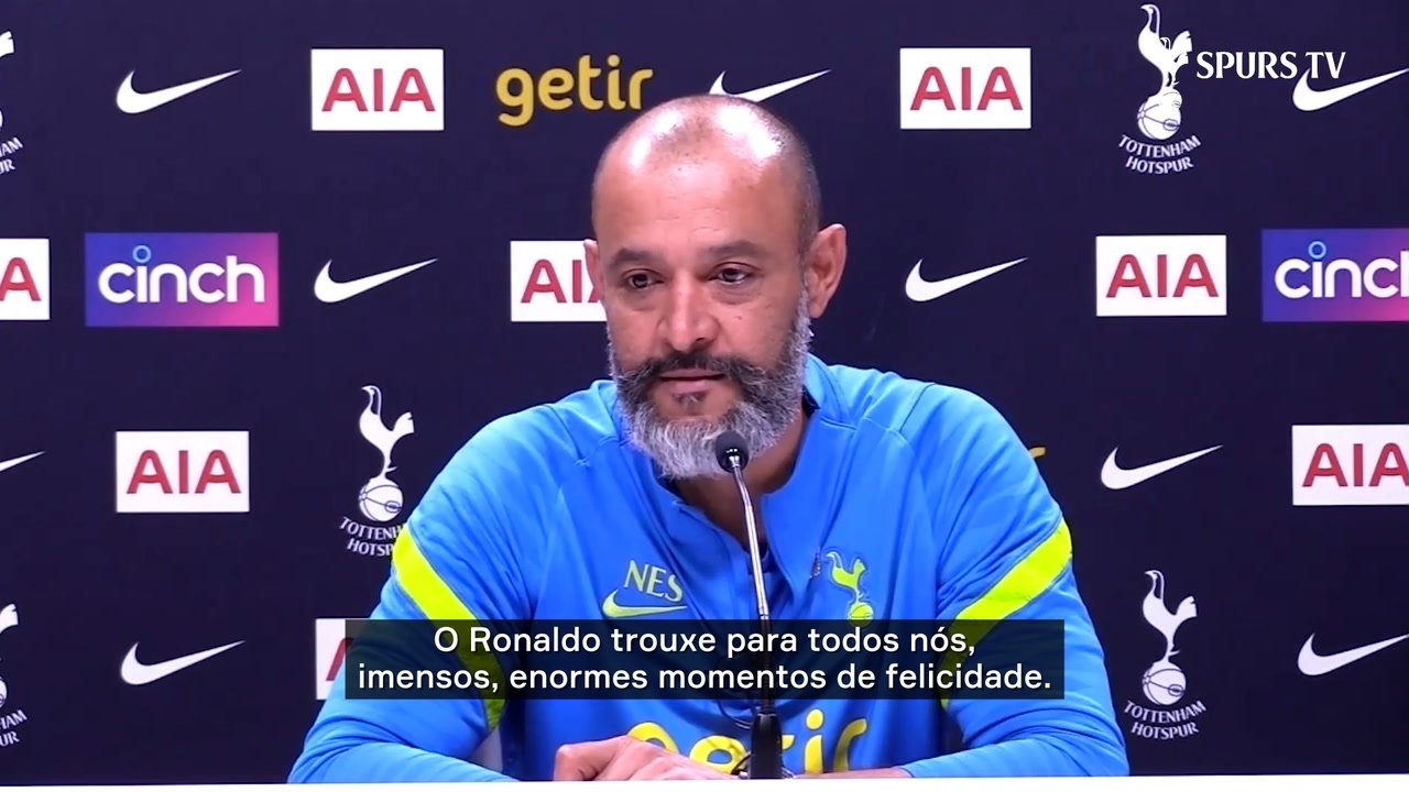 Nuno fala sobre enfrentar o conterrâneo Cristiano Ronaldo. DUGOUT