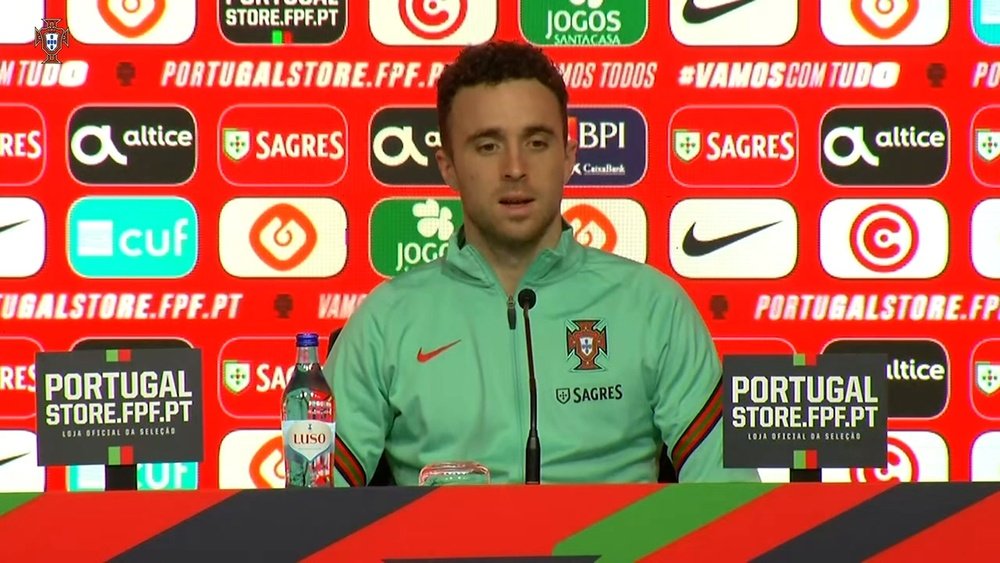 Portugal's DIogo Jota addressed the media ahead of the crucial match with Turkey, DUGOUT