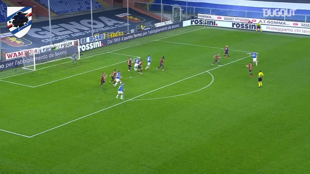 Jakub Jankto's stunner vs Genoa. DUGOUT