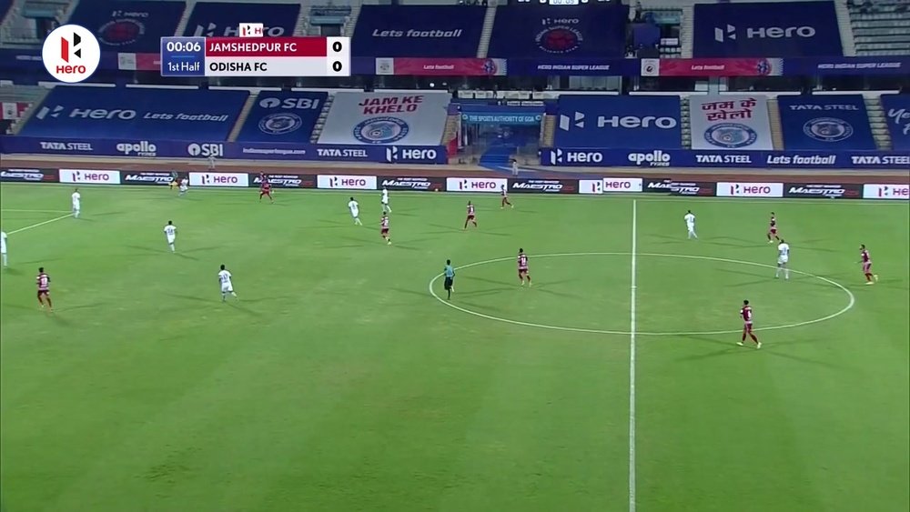 Jamshedpur hit five past Odisha. DUGOUT
