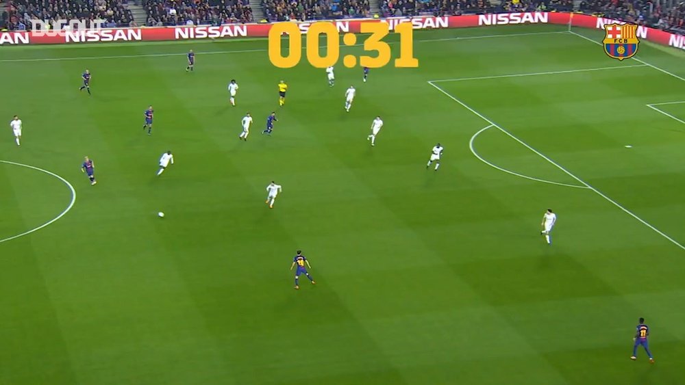 VIDEO: Messi's quickest ever goal for FC Barcelona. DUGOUT
