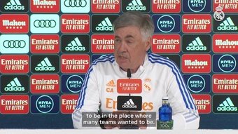 Real Madrid coach Carlo Ancelotti spoke ahead of the Betis game. DUGOUT