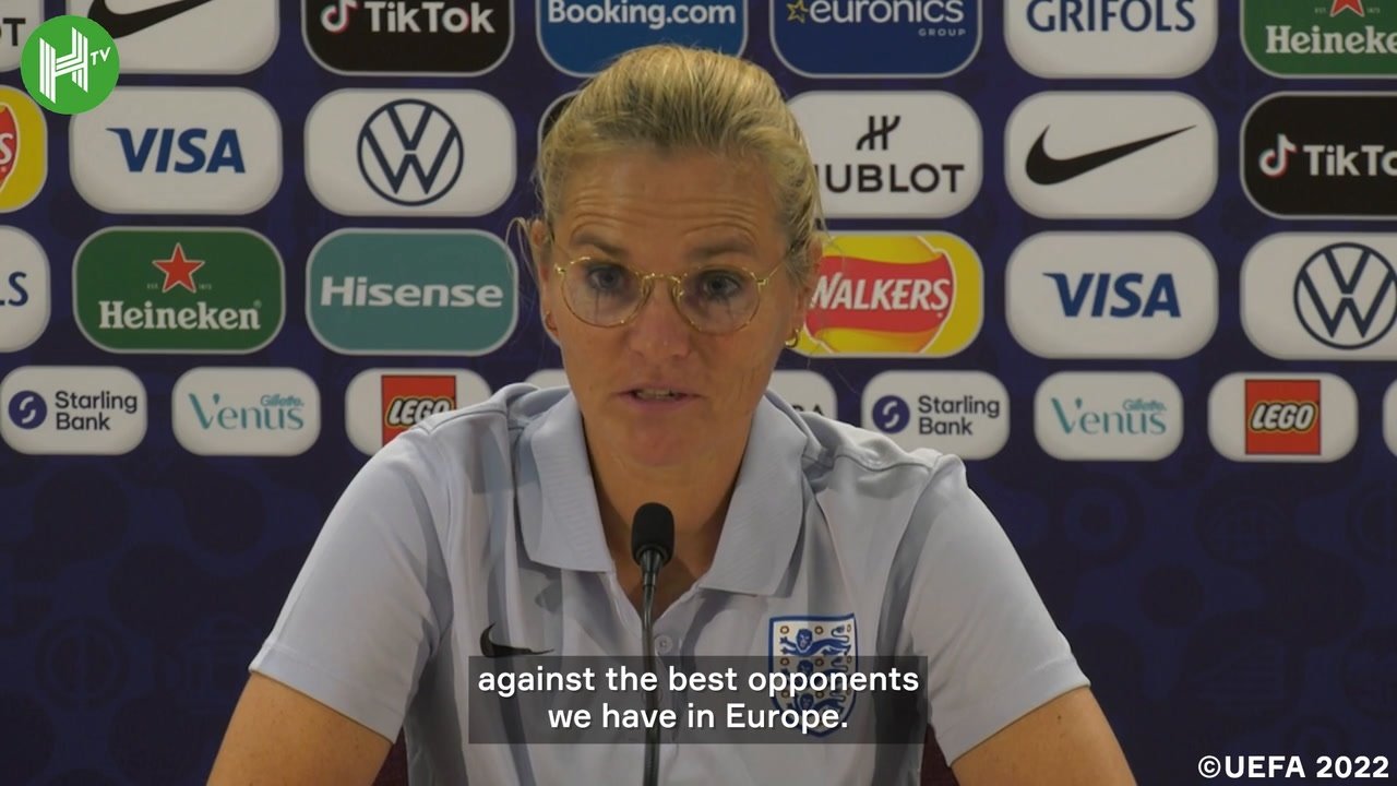 VIDEO: 'You talk about pressure, we talk about football' - Wiegman