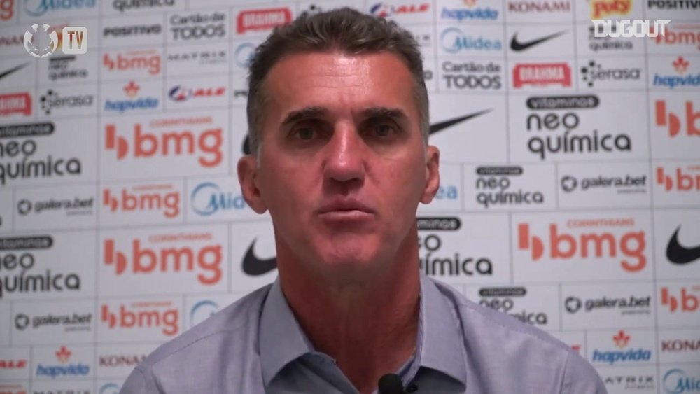 Técnico do Corinthians falou após derrota para o Bahia. DUGOUT
