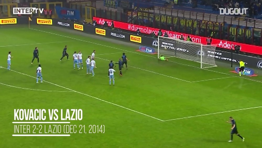 Il gol di Kovacic contro la Lazio. Dugout