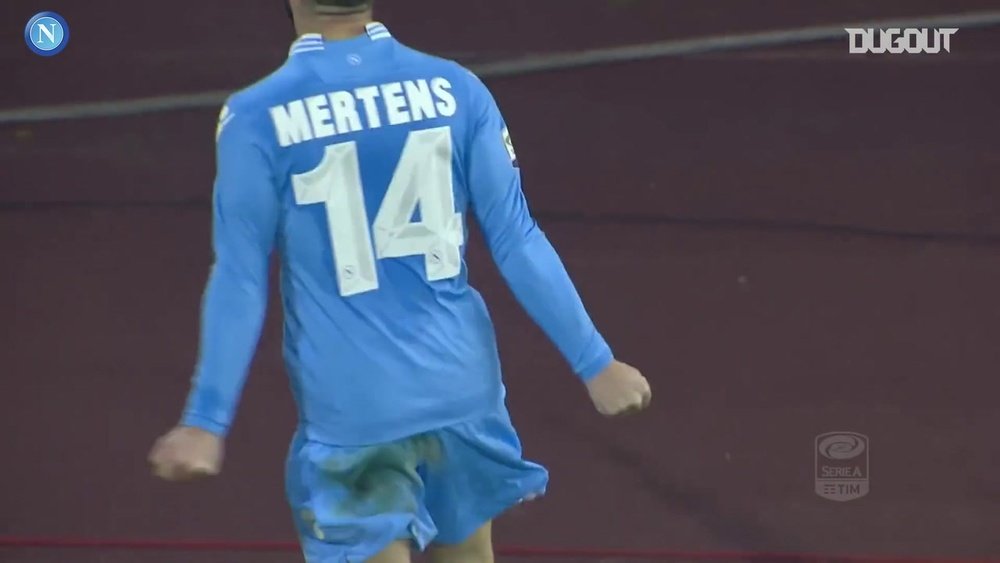 Le joli but de Mertens contre l'Inter Milan. DUGOUT