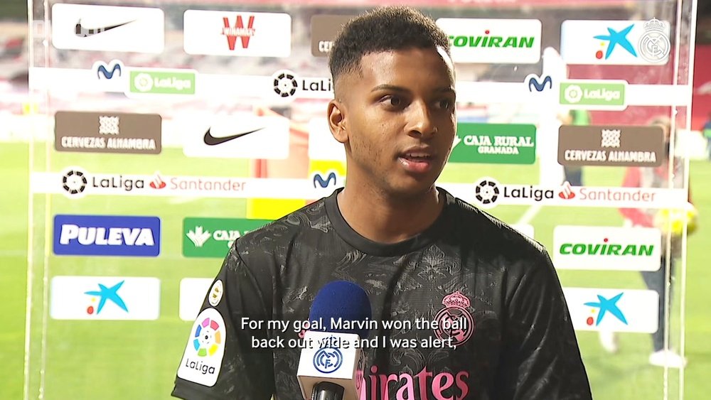 Rodrygo is confident Real Madrid can win La Liga after beating Granada. DUGOUT