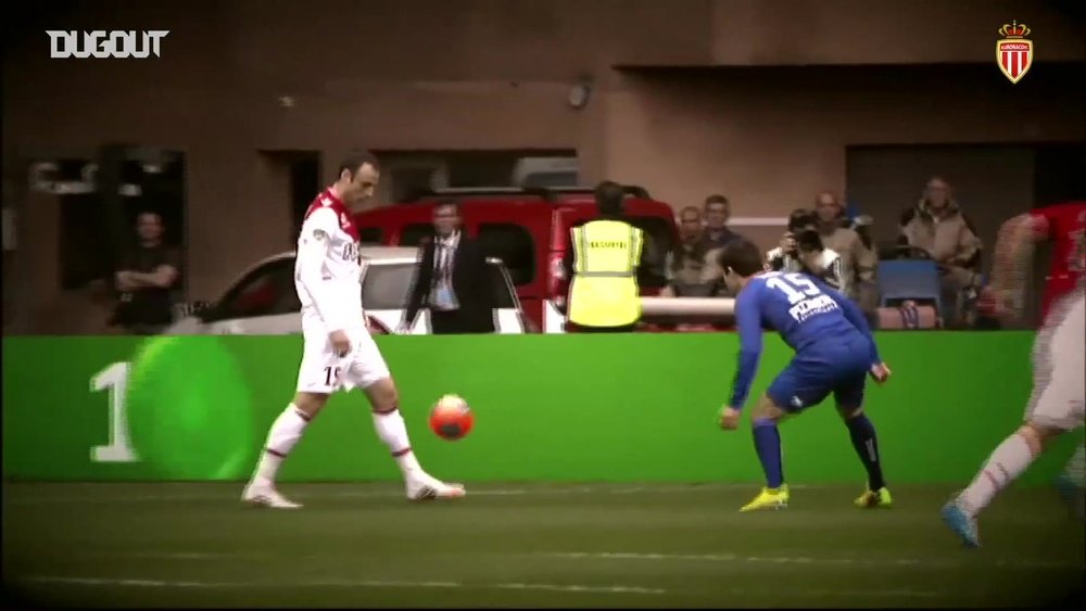 Berbatov scored for Monaco. DUGOUT