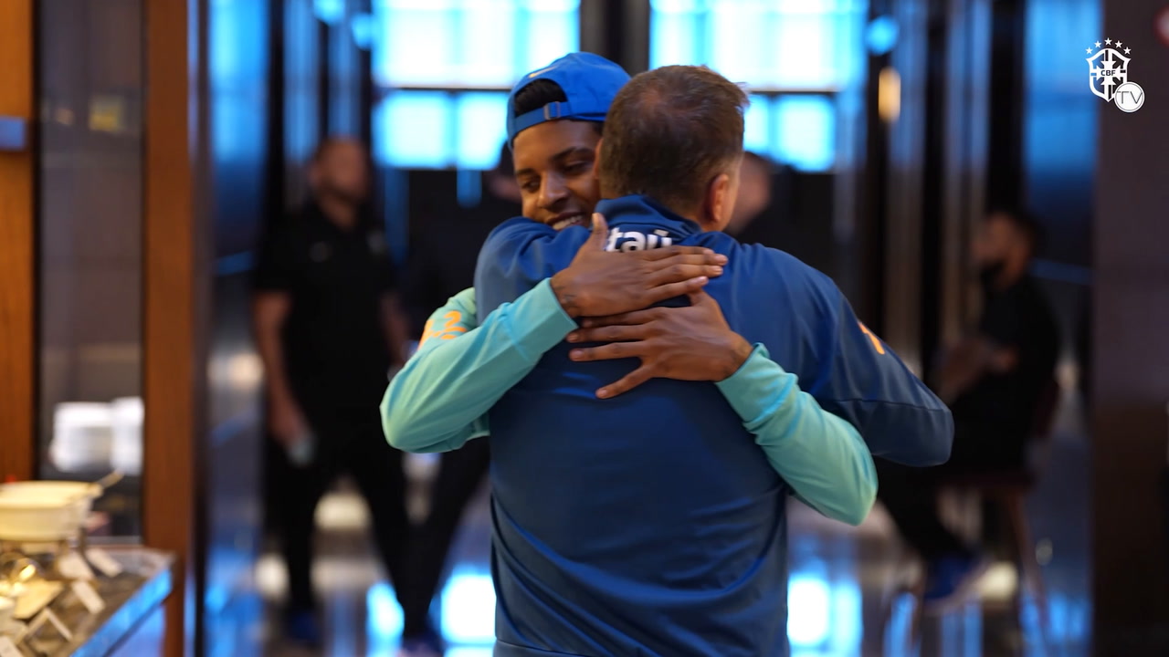 Brazil stars Vinicius and Rodrygo touch down in South Korea