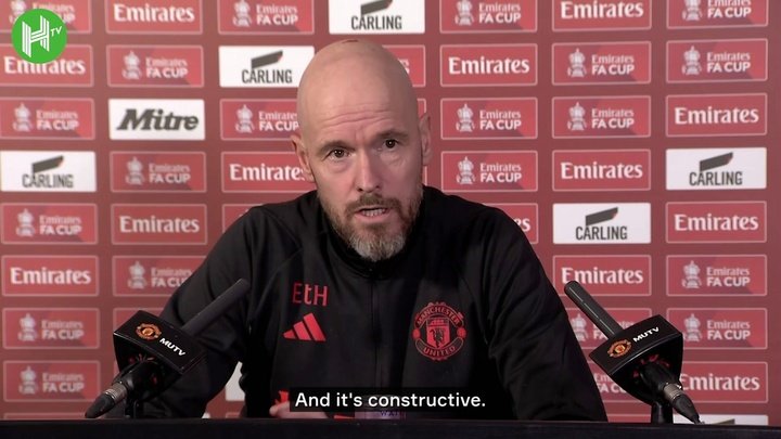 VIDEO: Ten Hag confirms Onana and gives team updates for FA Cup against Wigan