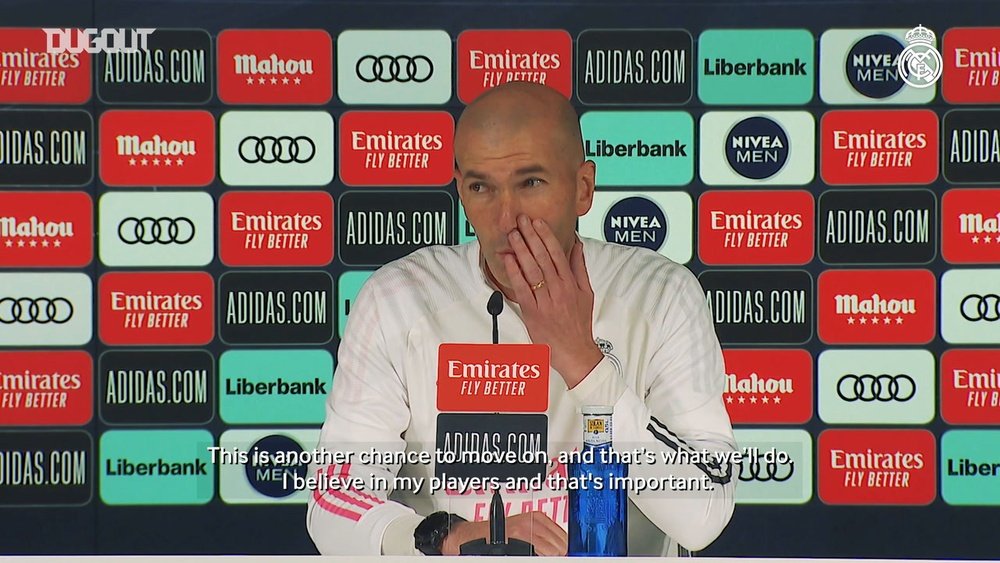 Zinedine Zidane: 'I believe in my players'. DUGOUT