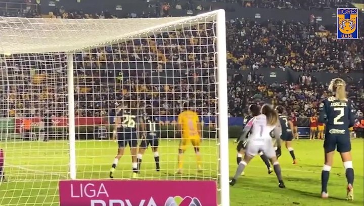 VÍDEO: el doblete de María Sánchez que metió a Tigres en la final