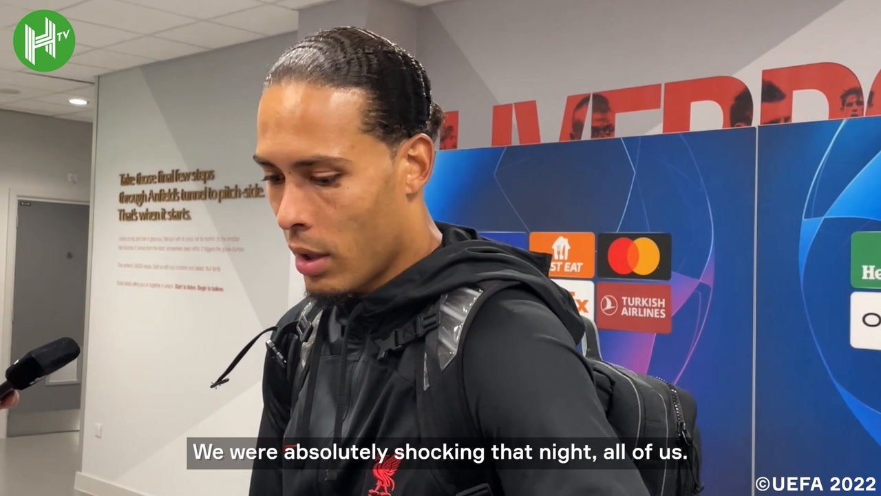 VIDEO: 'This is how you react to a tough defeat' - Van Dijk