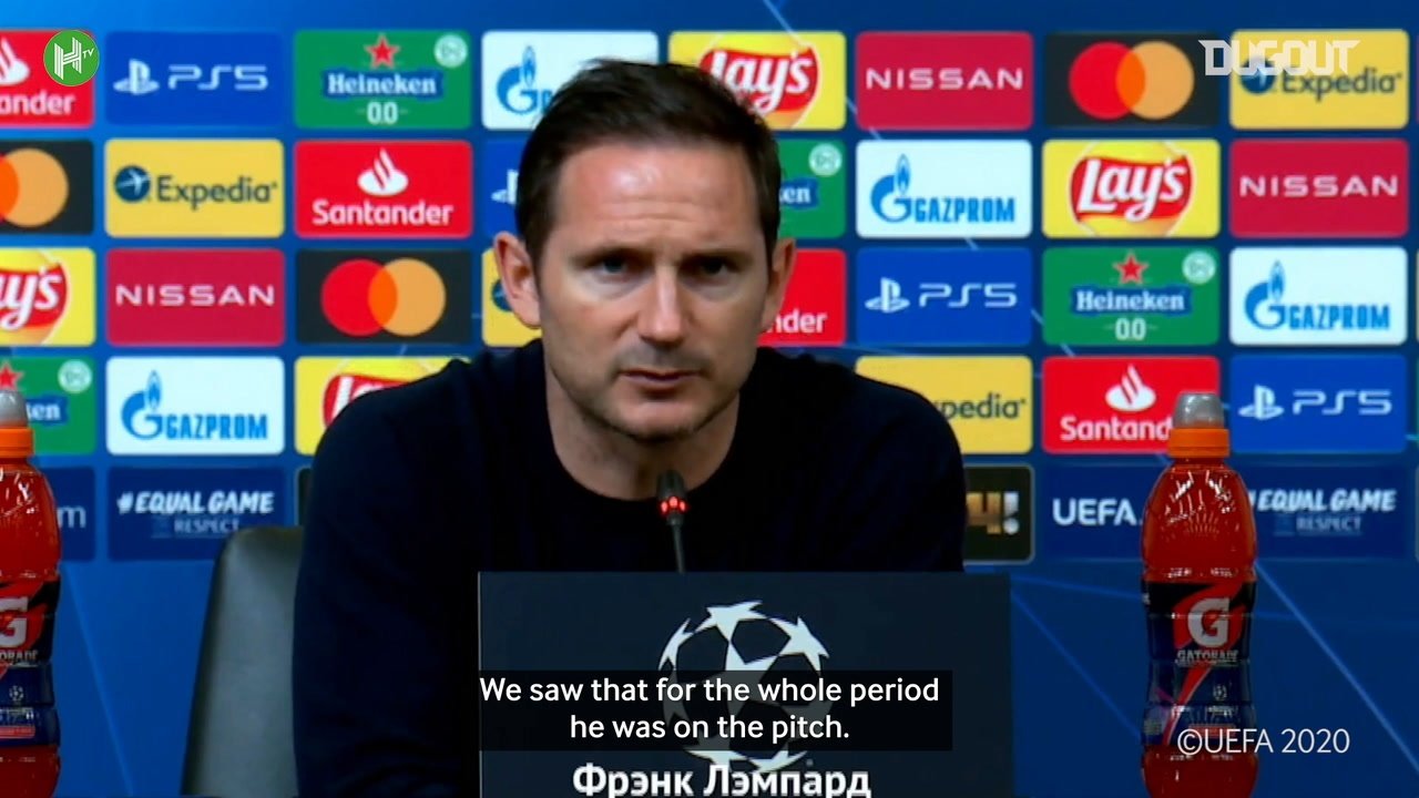 VIDEO: Lampard praises Ziyech and Hudson-Odoi after Krasnodar win