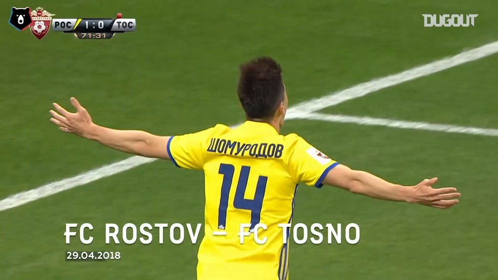 Shomurodov's best goals in the Russian league. DUGOUT