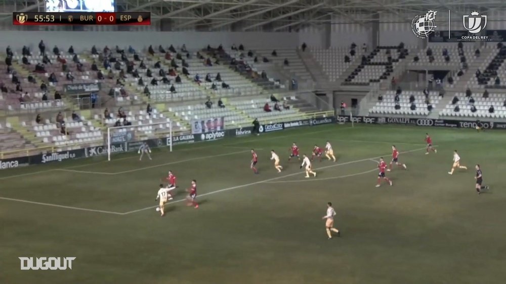 Wu Lei scored in Espanyol's 0-2 win at Burgos. DUGOUT