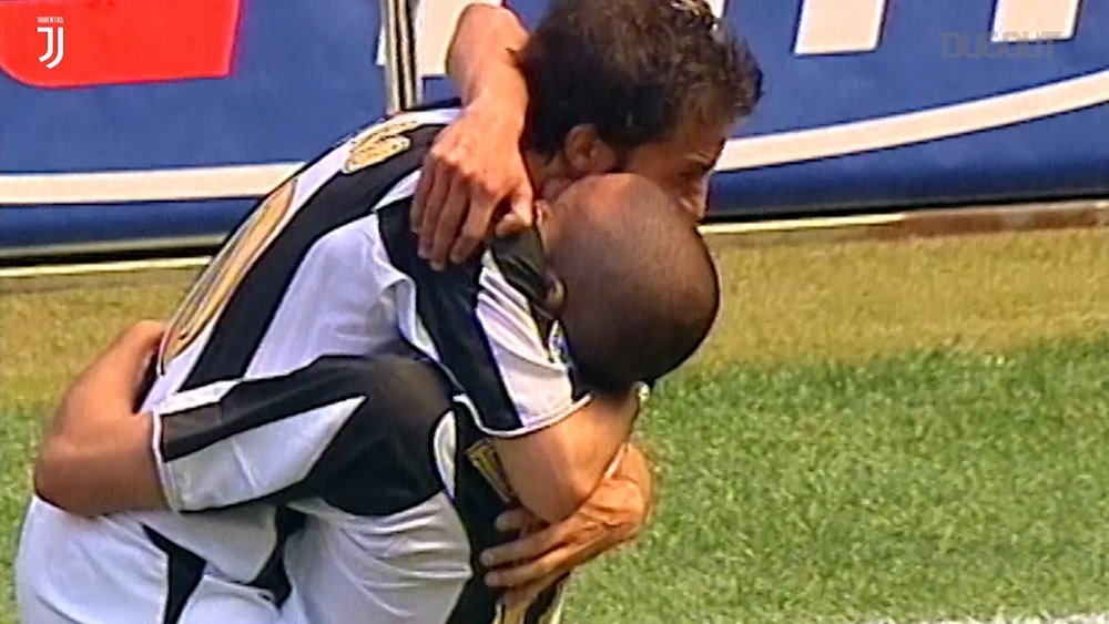 Del Piero's assist for Juventus. DUGOUT