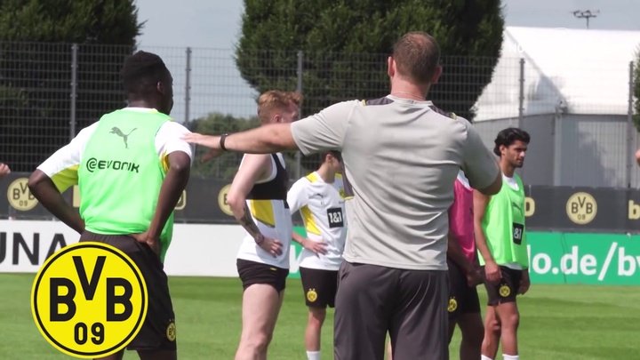 VIDEO : Le premier entrainement d'Abdoulaye Kamara avec Dortmund