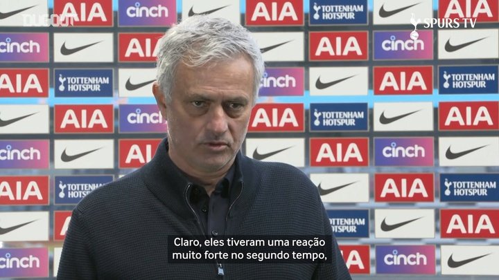 VÍDEO: Mourinho diz que derrota para o United foi injusta