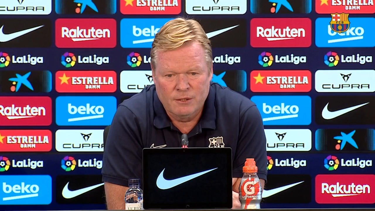 Ronald Koeman speaks ahead Atleti's game. DUGOUT