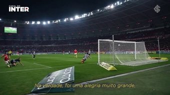 Bustos fala sobre gol e projeta duelo com o Coritiba no Brasileirão.