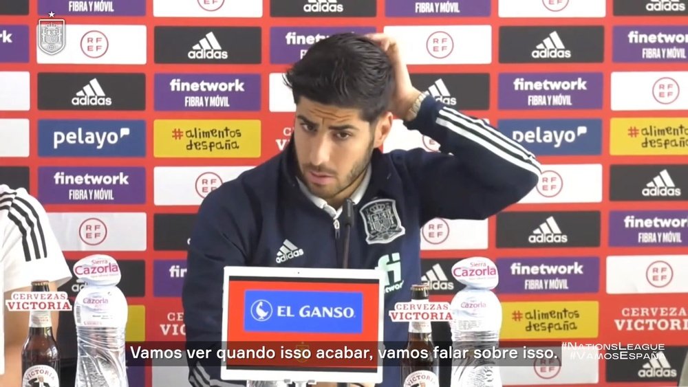Marco Asensio sobre su fututo.