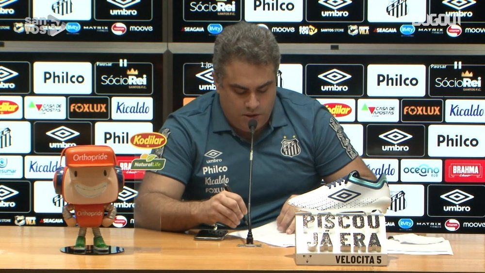 Orlando Rollo anuncia integrantes do novo Comitê de Gestão do Santos. DUGOUT