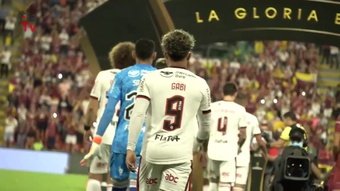 O triunfo do Flamengo na Libertadores.AFP