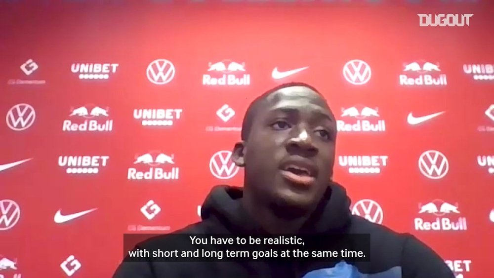 RB Leipzig defender Konate discusses his career plans. DUGOUT