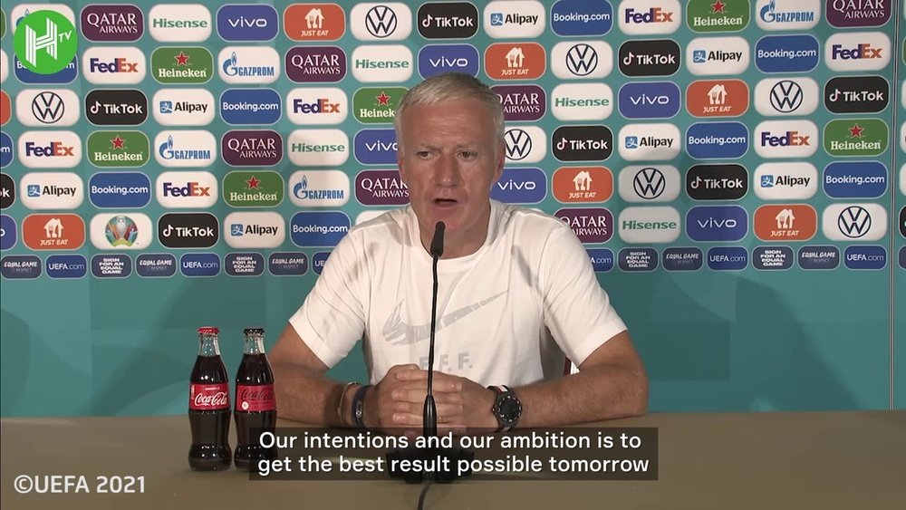 Didier Deschamps has spoken ahead of France's game with Portugal. DUGOUT