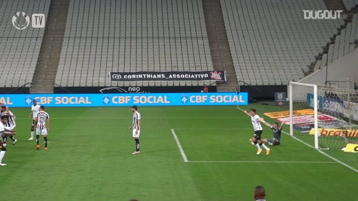 VÍDEO: gol do Corinthians no empate com Santos