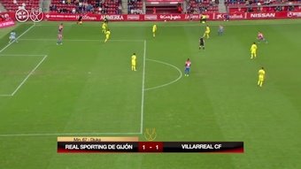 Sporting Gijón bat Villarreal en Coupe du Roi. Dugout