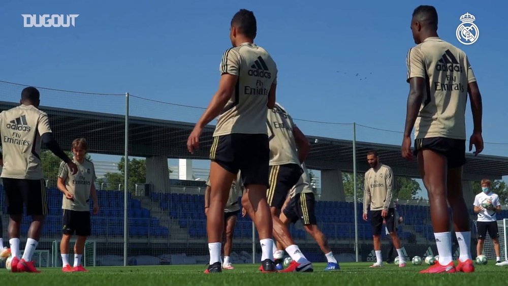 Casemiro se destaca em treinos do Real Madrid. DUGOUT