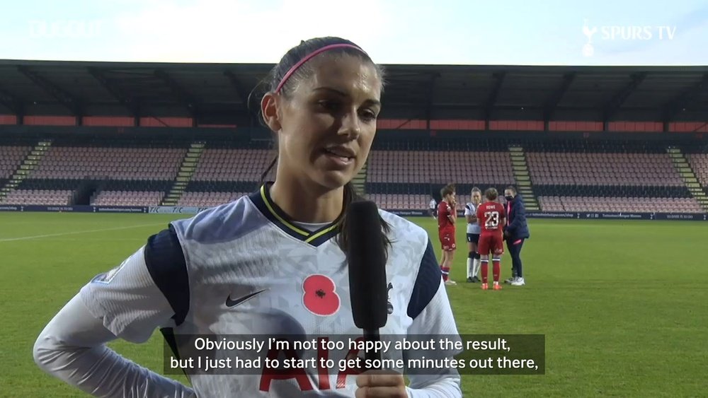 Morgan made her WSL debut. DUGOUT