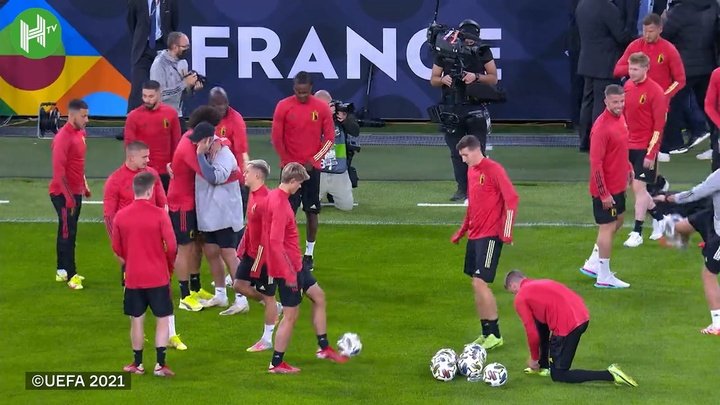 VIDEO: Belgium prepare to face France in Nations League semi