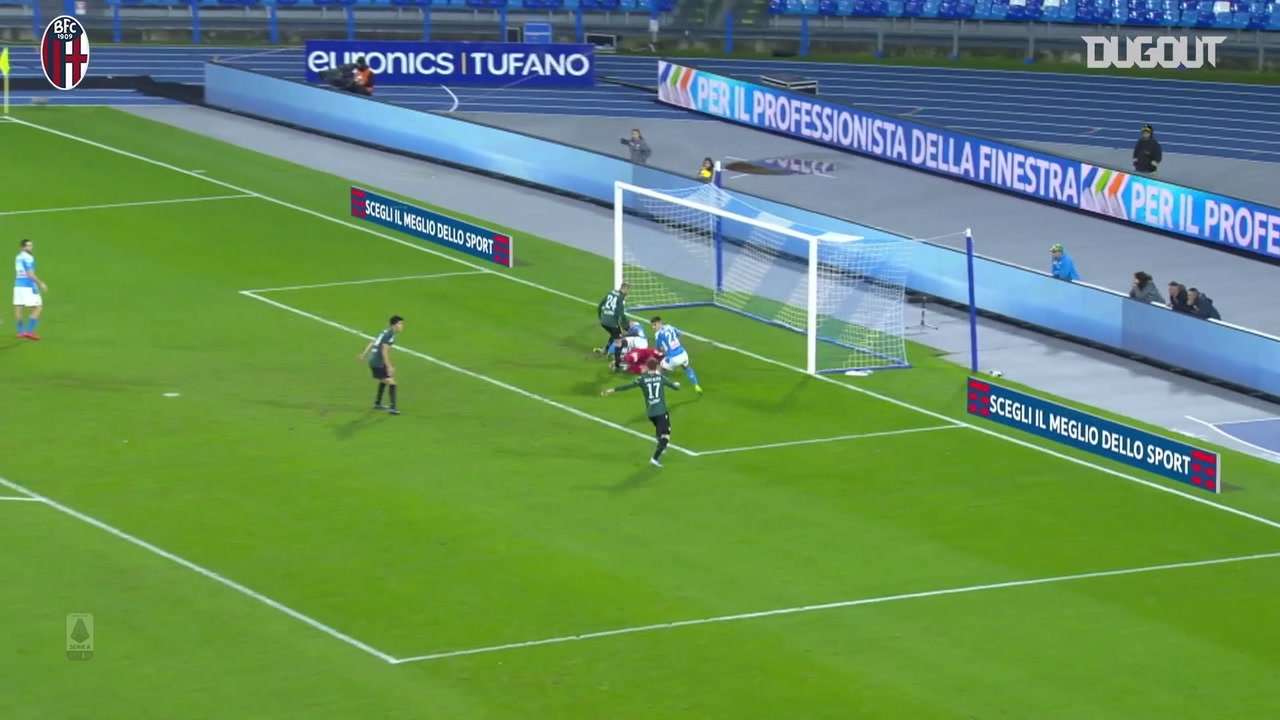 VIDEO: Skov Olsen segna il suo primo gol contro il Napoli