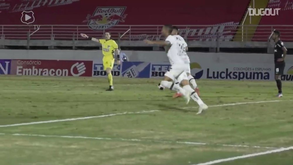 It finished all square between Santos and Bragantino on Sunday. DUGOUT