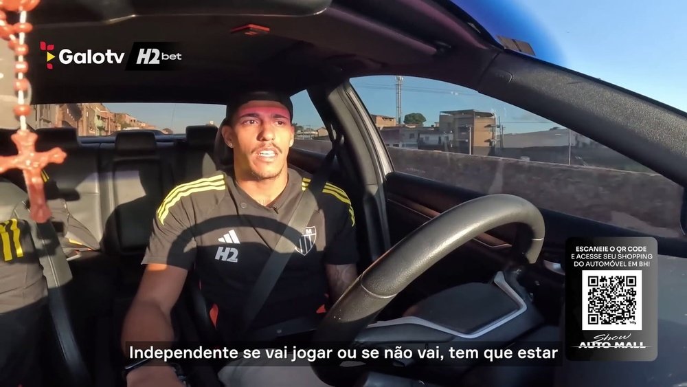 Gabriel Delfim comenta chance como titular no Galo. DUGOUT