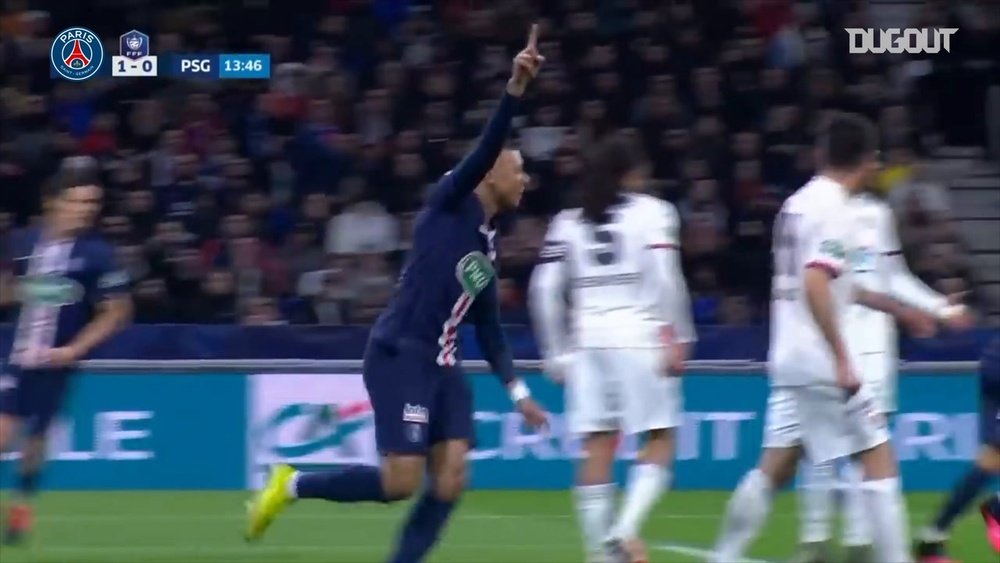 Le superbe triplé de Mbappé face à Lyon en Coupe de France 19-20. DUGOUT
