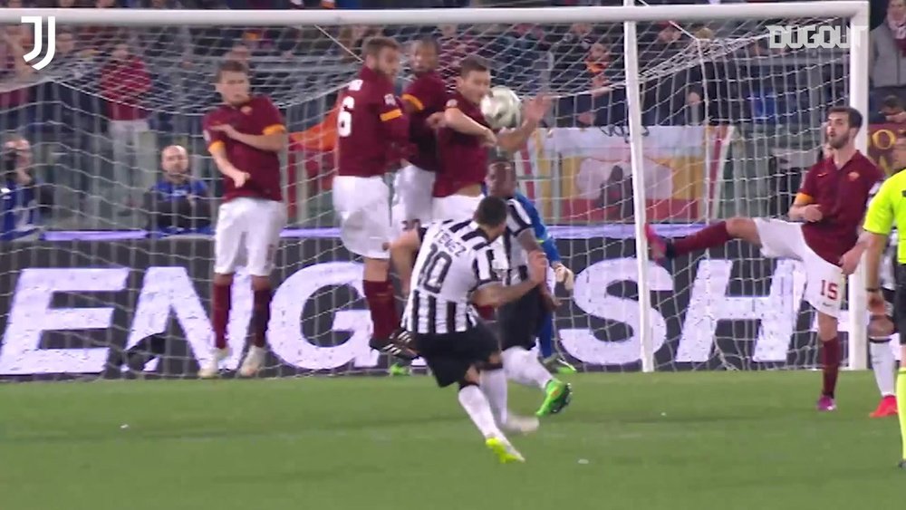 some of Juventus' best goals against Rome. DUGOUT