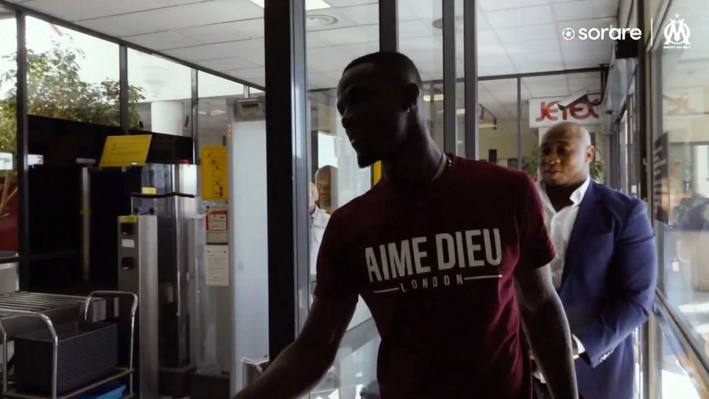 Las primeras de Eric Bailly como jugador del Olympique de Marsella. DUGOUT