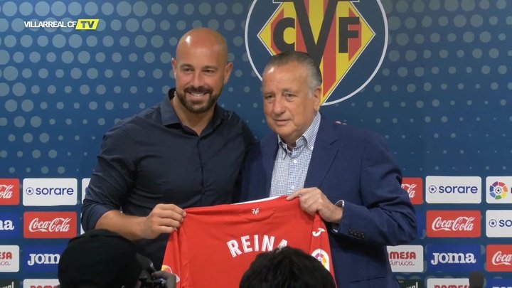 Il ritorno di Pepe Reina al Villarreal. Dugout