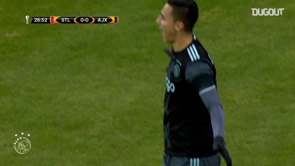 El Ghazi scored against Liège. DUGOUT