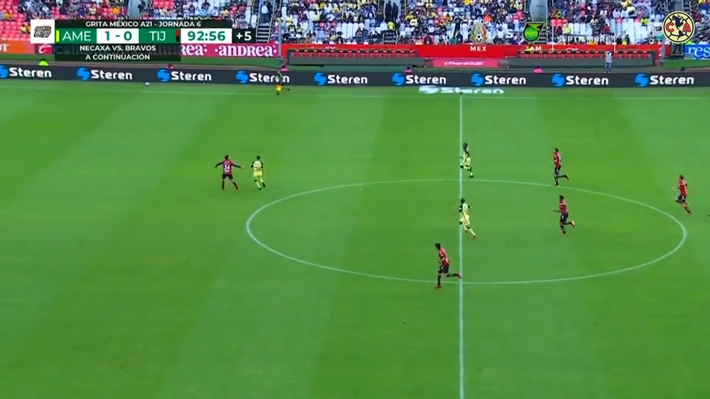 Renato Ibarra scored as Club America beat Tijuana 2-0. DUGOUT
