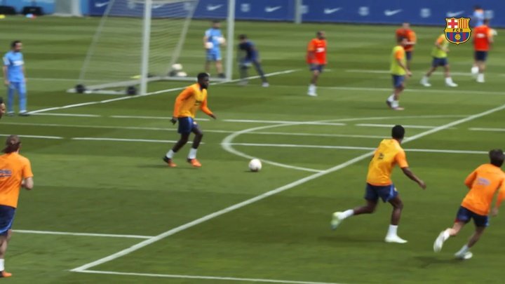 VIDEO: Barca’s mini games in training
