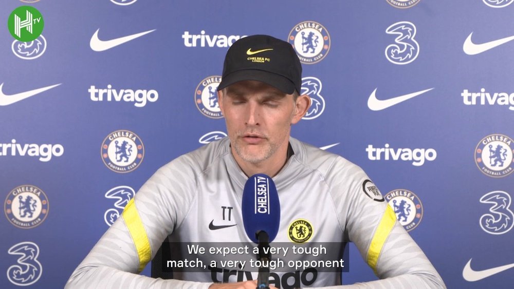 Thomas Tuchel spoke ahead of the Burnley match. DUGOUT