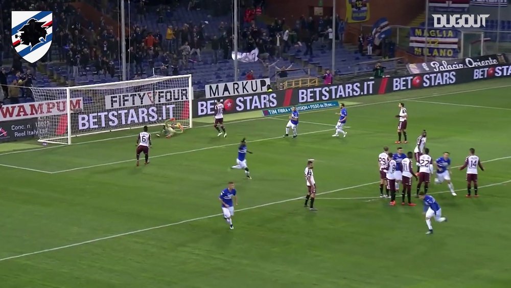 VIDÉO : Les meilleurs buts de la Sampdoria contre le Torino à domicile. Dugout